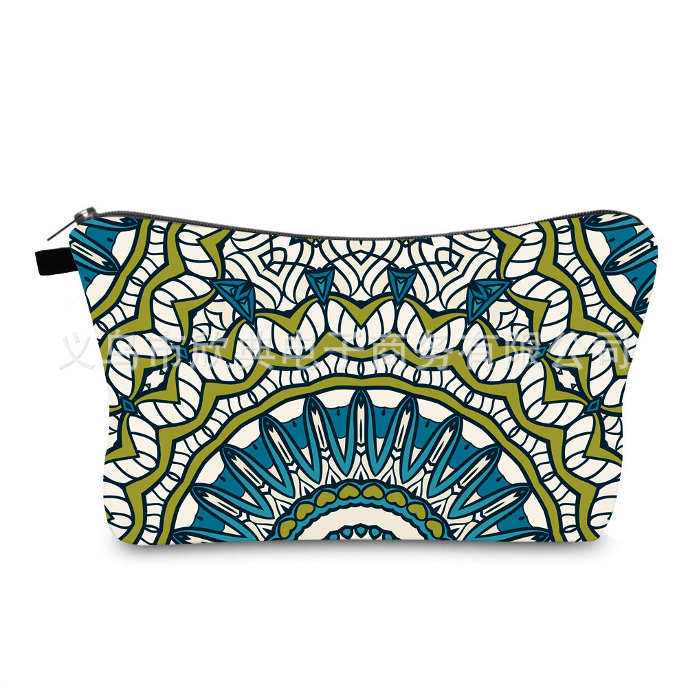 Wholesale Polyester Datura Printed Storage Bag